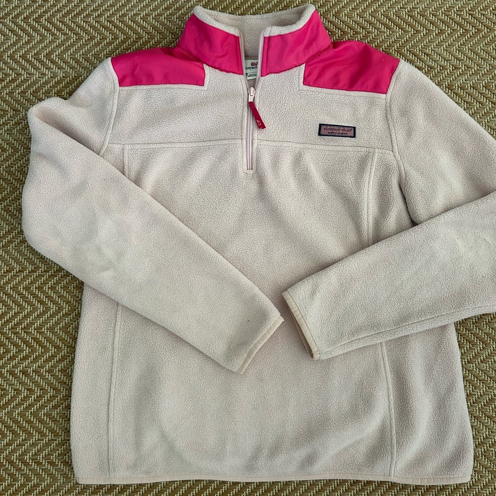 Vineyard Vines Fleece Quarter Zip - Picture 2 of 5